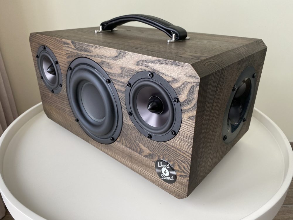 Soundbox 2.1 mini Wood4Sound | bluetooth kolonele | ranku darbo kolonele I garso kolonele| nesiojama kolonele