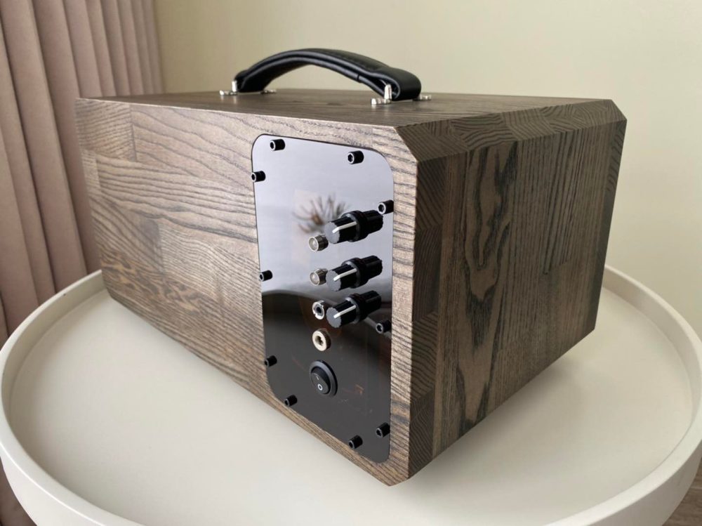 Soundbox 2.1 mini 08 Wood4Sound | bluetooth kolonele | ranku darbo kolonele I garso kolonele| nesiojama kolonele
