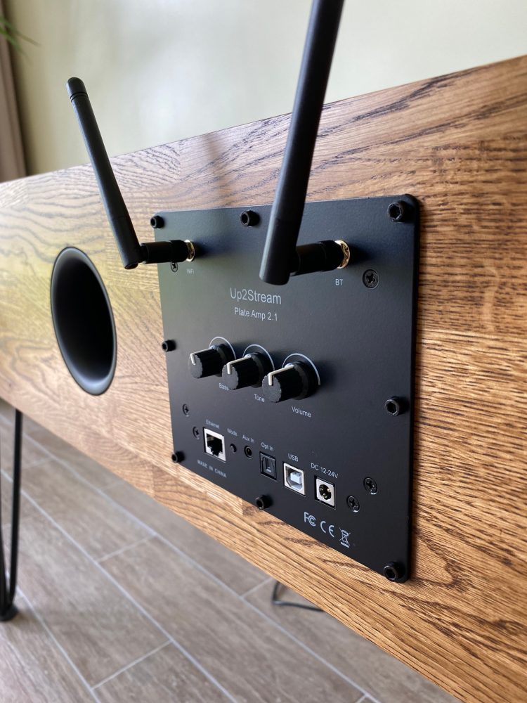 Nestandartinis 2.1 Soundbar'as 04 Wood4Sound I Soundbar | TV komoda | TV staliukas I ranku darbo kolonele
