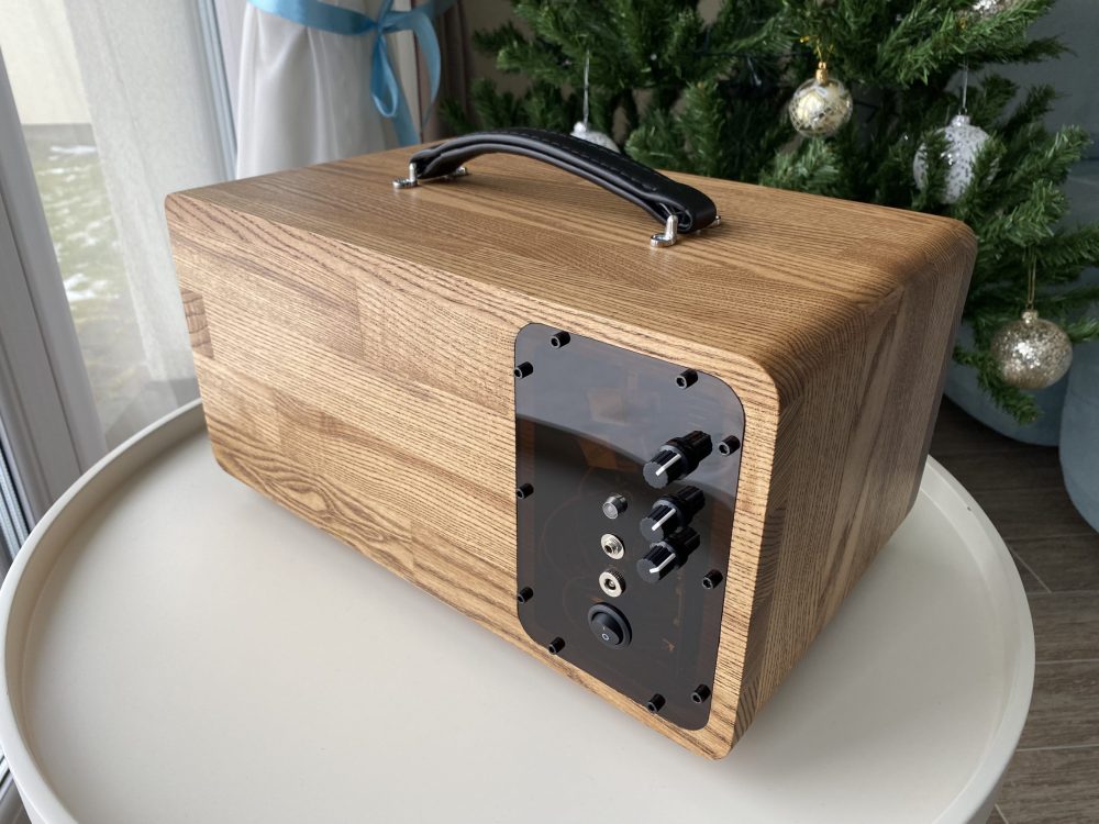 SoundBox 2.1 Mini Havana 05 Wood4Sound | bluetooth kolonele | ranku darbo kolonele I garso kolonele| nesiojama kolonele