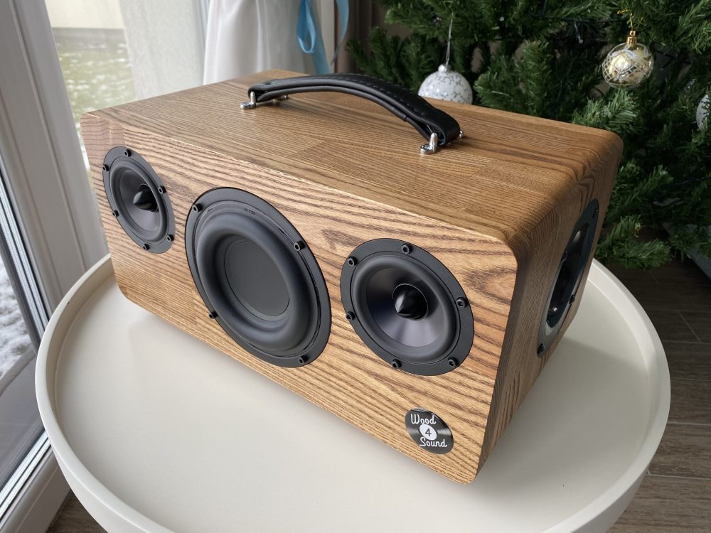 SoundBox 2.1 Mini Havana 08 Wood4Sound | bluetooth kolonele | ranku darbo kolonele I garso kolonele| nesiojama kolonele