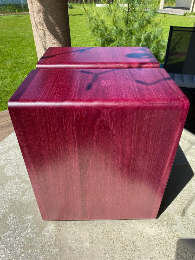 SoundBox Purple Heart 03 Wood4Sound | aktyvios koloneles I bluetooth koloneles | wifi koloneles I ranku darbo koloneles