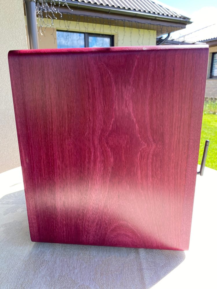 SoundBox Purple Heart 09 Wood4Sound | aktyvios koloneles I bluetooth koloneles | wifi koloneles I ranku darbo koloneles