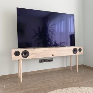 Wood4Sound I Soundbar | TV komoda | TV staliukas I ranku darbo kolonele
