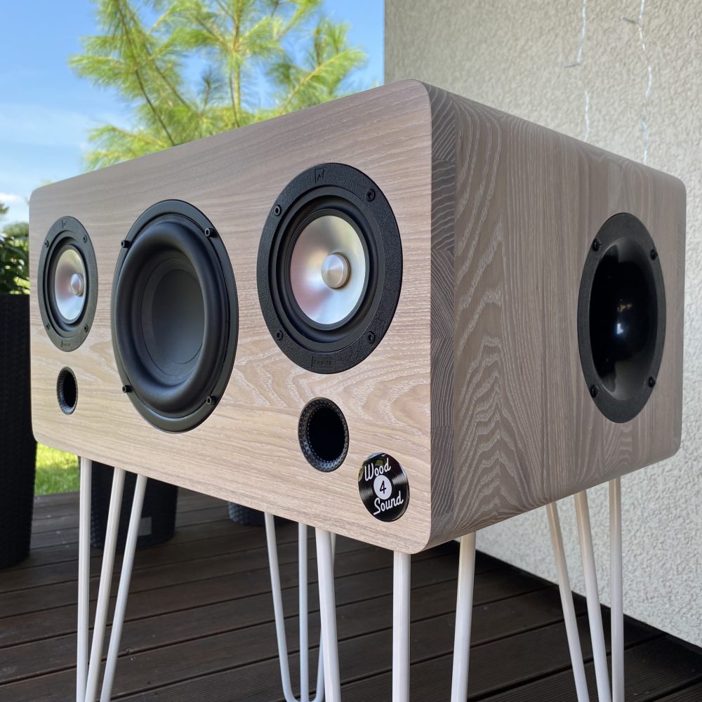 SoundBox 2.1 Terrasse White edition 3 Wood4Sound I SoundNox 2.1 Terrasse| bluetooth kolonele | garso kolonele I ranku darbo kolonele I hairpin kojeles